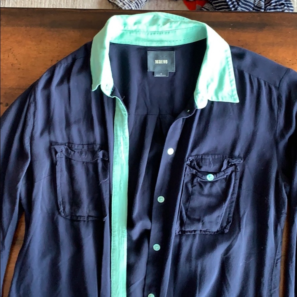 Maeve Button Down - Anthropologie - Size 4